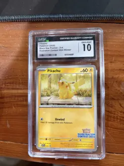 Pikachu Black Star Promo 214 CGC 10 Pokemon 🔥 - Image 1