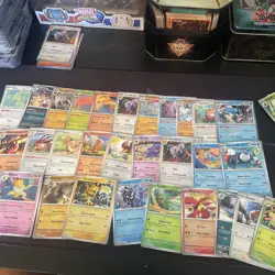 Pokemon TCG English 151 Reverse and Holo Bundle 30 cards no duplicates - Image 1