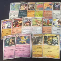 Pokemon TCG English 151 Reverse and Holo Bundle 30 cards no duplicates - Image 2