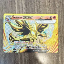 Pokemon Delphox BREAK Rare Holo 180 HP Flare Witch Fates Collide 14/124 TCG - Image 1