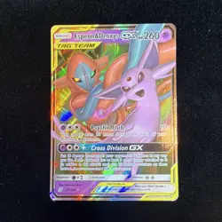 Pokemon TCG Espeon & Deoxys GX Full Art Holo Ultra Rare 72/236 EN 2019 260 HP - Image 3