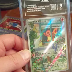 2023 POKEMON SVP EN-SV BLACK STAR PROMO #044 CHARMANDER TAG 9 B - Image 2