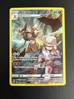 Pokemon TCG Kleavor Sword & Shield - Astral Radiance TG08/TG30 Holo Rare - Image 1