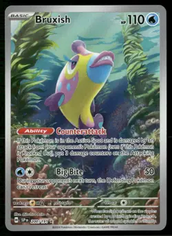 Bruxish 200/191 Illustration Rare Surging Sparks Pokemon Near Mint - Image 1
