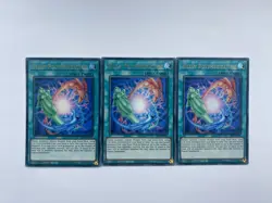 3x RA05-EN071 Heavy Polymerization Ultra Rare 1st Ed YuGiOh Playset - Image 1