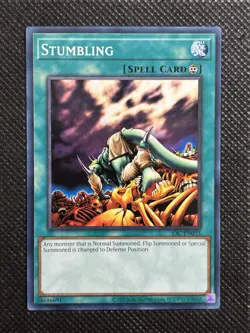 YuGiOh! - Stumbling IOC-EN035 Common 25th Anniversary Edition Near Mint - Image 1