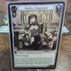 Grand Archive: Fractured Crown - Merlin, Kingslayer #004 - Super Rare - Image 1