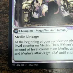 Grand Archive: Fractured Crown - Merlin, Kingslayer #004 - Super Rare - Image 5
