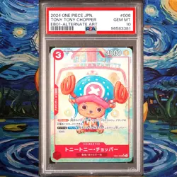 Tony Tony Chopper PSA 10 Graded Eb01 006 Alternate Art Japanese One Piece Card - Image 1