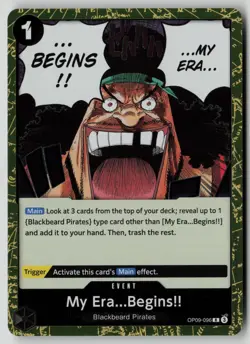 My Era...Begins!! OP09-096 One Piece Emperors in the New World Rare Near Mint - Image 1