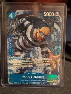 Mr.3(Galdino) Alt Art (Alternate Art) OP16-056 The Time of Battle One Piece TCG - Image 1