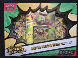 Mega Meganium Ex Box Mega Evolution Ascended Heroes Pokemon TCG New Sealed - Image 1