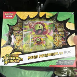 Mega Meganium Ex Box Mega Evolution Ascended Heroes Pokemon TCG New Sealed - Image 1