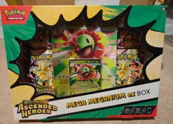 Pokemon Mega Evolution Ascended Heroes - Mega Meganium ex Box - Sealed TCG - Image 1
