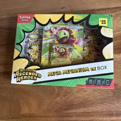 Pokemon TCG Mega Evolution Ascended Heroes Mega Meganium ex Box - Sealed - New - Image 1