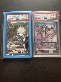 PSA 10 Union Arena Bleach Toshiro Hitsugaya #085 & Rukia #034 2 star bundle - Image 1