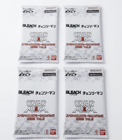 Jump Victory Carnival 2026: UNION ARENA Promo Pack—Bleach, Chainsaw Man 4-Pack - Image 1