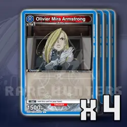 Olivier Mira Armstrong FMA-1-057 Common x4 Fullmetal Alchemist Union Arena - Image 1