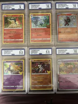 Lot of 6 Pokemon CGC Graded Cards - Cyndaquil, Chandelure, Groudon & More - Image 1