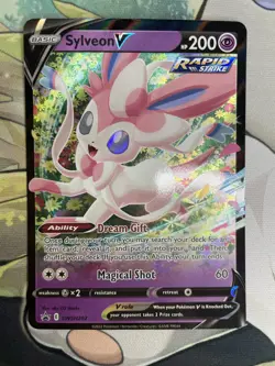 Pokemon TCG: Sylveon V SWSH202 SWSH: Sword & Shield Promo Cards Holo - Image 1