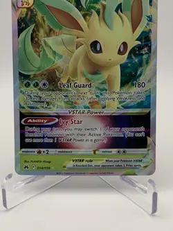 Pokemon TCG Crown Zenith Leafeon VSTAR Ultra Rare 014/159 Near Mint - Image 2