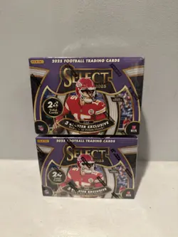 (2)Panini Select 2025 NFL Football Sealed Box, 24 Cards, Blaster Exclusive Prizm - Image 1