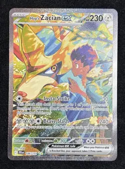 Pokemon Hop’s Zacian ex 186/159 Special Illustration Rare Journey Together NM - Image 2