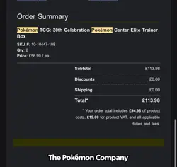 Pokemon Center UK Exclusive 30th Anniversary Elite Trainer Box (ETB) – preorder - Image 2