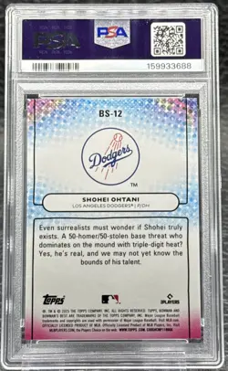 2025 Bowman's Best - Bowman Showpieces Shohei Ohtani #BS-12 - Image 2
