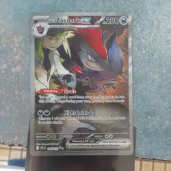 N'S ZOROARK EX 185/159 SPECIAL ILLUSTRATION RARE JOURNEY TOGETHER POKEMON - Image 2