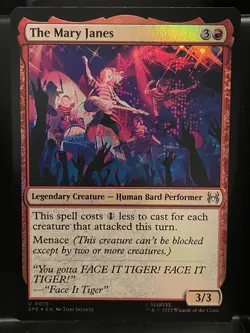 The Mary Janes FOIL #15 NM/M MTG Spiderman Magic Card - Image 1