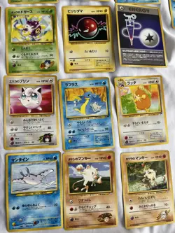 Vintage Japanese Pokemon Card Bulk Lot – Pocket Monsters Old Back Non-Holo - Image 3