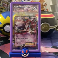 CAG 10 Gem Mint Mewtwo EX Ultra Rare Breakthrough 62/162 Pokemon Card - Image 1