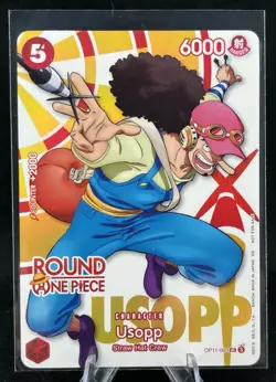 Usopp OP11-003 (ENGLISH) - One Piece x Round 1 Promo Card - Image 1