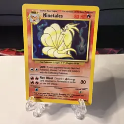 Ninetales 12/102 Holo Rare Pokemon TCG Card 1999 Base Set English MP - Image 1