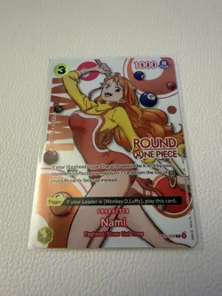 Nami One Piece Card Round 1 Promo (IN HAND! SHIPS NEXT DAY!) - Image 1