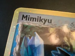 JUMBO Celebrations Mimikyu Delta Species SWSH136 Black Star Promo Card LP - Image 5