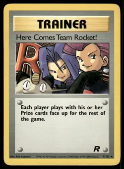 Pokemon Cards Here Comes Team Rocket! 71/82 Unlimited Team Rocket Rare LP - Image 1