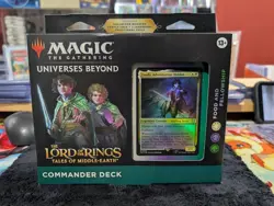 MTG Lord of the Rings Food & Fellowship Commander Deck Seald +4 Foil Promo Cards - Image 4