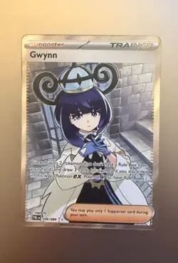 Gwynn Pokemon Pitch Black Full Art Trainer Card 109/084 - NM | Pokemon TCG - Image 1