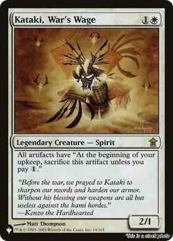 MTG Kataki, War's Wage Card #14/165 The List Reprints NM Magic - Image 1