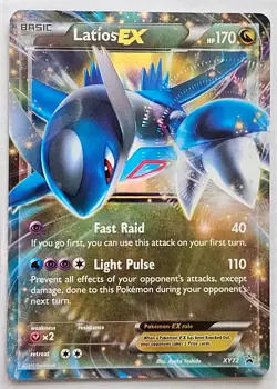 LATIOS EX XY72 XY Black Star Promos Pokemon card - Promo LP - Image 1