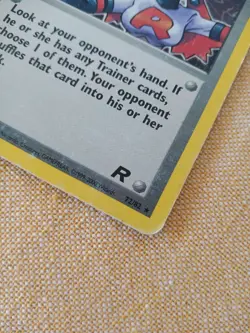 Rocket's Sneak Attack 72/82 Eng Pokemon TCG 2000 Vintage 1. Edition - Image 5
