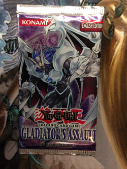Yugioh "Gladiator's Assault" 9-Card Sealed Booster Pack X1 - Image 1