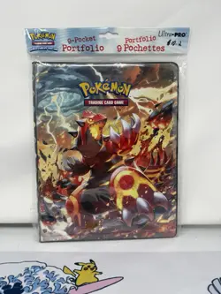 Ultra Pro Pokemon 9 Pocket Binder Portfolio Double Crisis Kyogre Groudon - Image 1