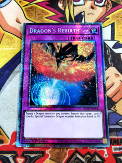 Dragon's Rebirth ra05-en078 (NEW) Starlight Rare Yu-Gi-Oh! - Image 1