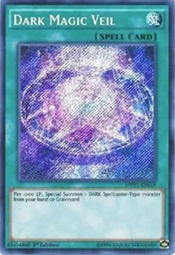 Yugioh - Dark Magic Veil (Secret Rare) (1st Edition) - MVP1-ENS19 (P) - Image 1