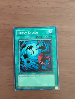 Heavy Storm Yu-Gi-Oh 1996 SD5-EN023 1st edition MP - Image 1