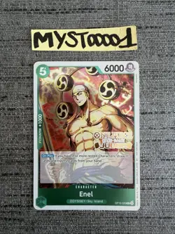 Carte One Piece Enel OP10-025 Promo Stamped JUDGE English - Image 1