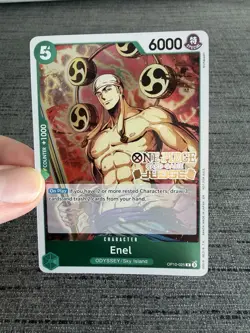 Carte One Piece Enel OP10-025 Promo Stamped JUDGE English - Image 5